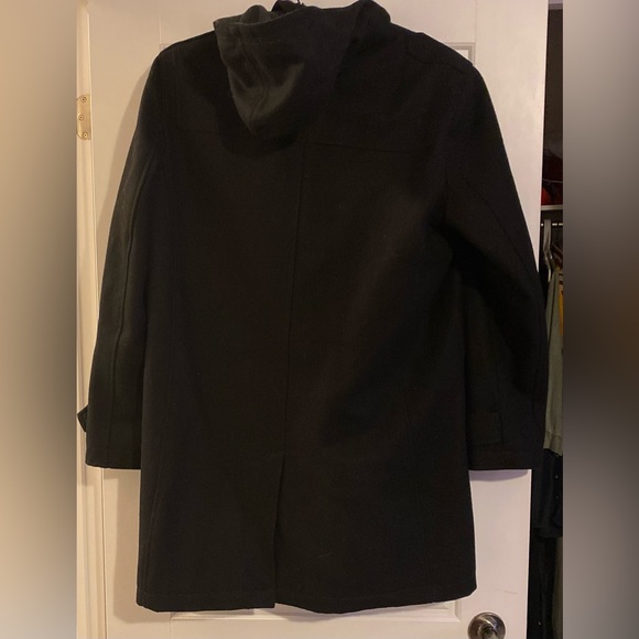 Kenneth Cole woman’s wool blend hooded coat large - Picture 2 of 11